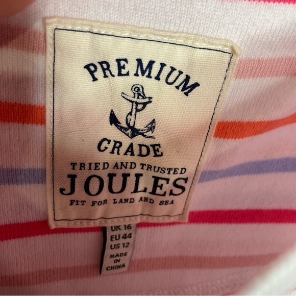 Joules‎ striped tank dress multicolored size 12 - Picture 2 of 6